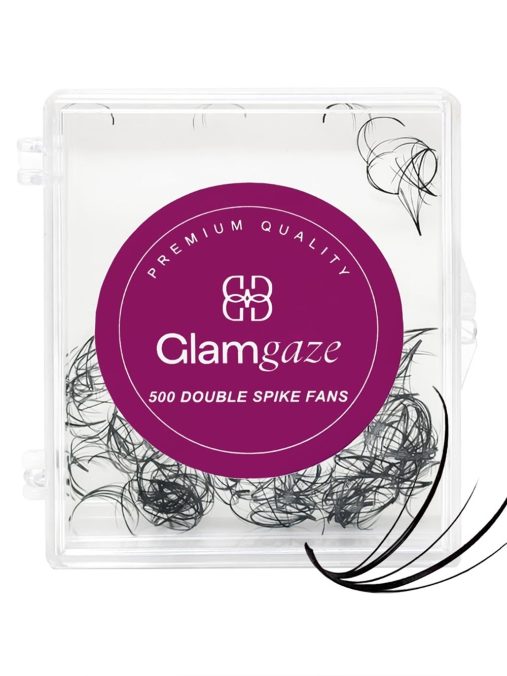 500 Double Spike Fans - Black